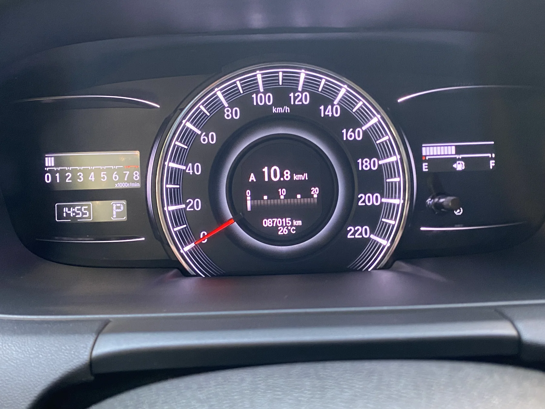 Honda Odyssey 儀表資訊