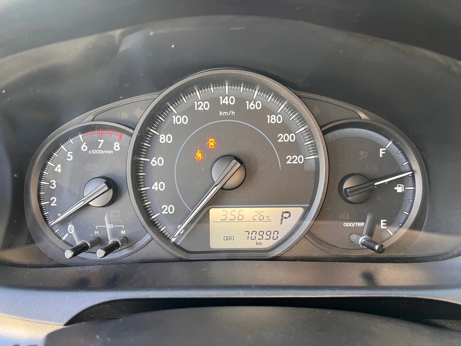 Toyota Yaris 儀表里程 111,550 公里
